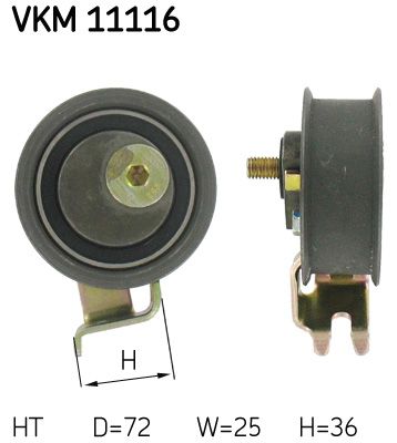 SKF Kiristysrulla, hammashihnat VKM 11116