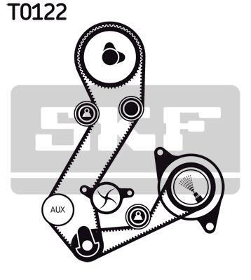 SKF Vesipumppu + jakohihnasarja VKMC 04106-2