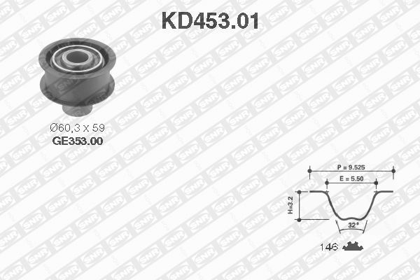 SNR Hammashihnasarja KD453.01