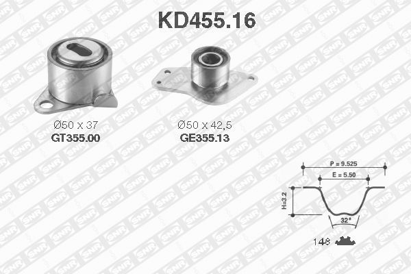 SNR Hammashihnasarja KD455.16