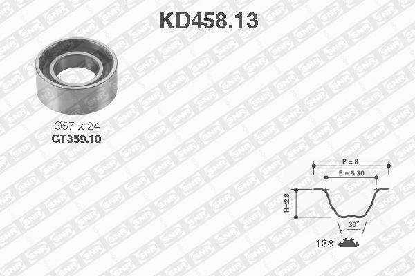 SNR Hammashihnasarja KD458.13