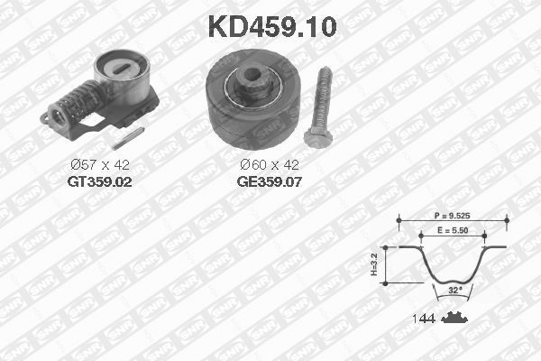 SNR Hammashihnasarja KD459.10