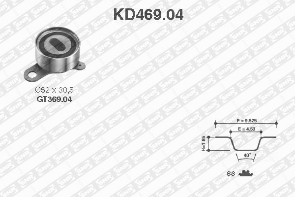 SNR Hammashihnasarja KD469.04