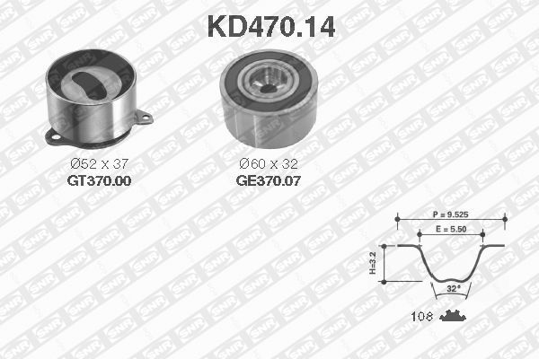 SNR Hammashihnasarja KD470.14