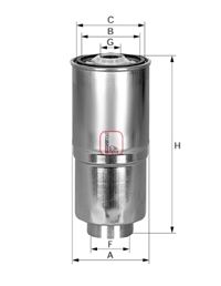 SOFIMA Polttoainesuodatin S 4380 NR