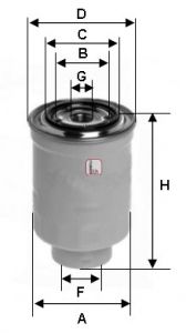 SOFIMA Polttoainesuodatin S 4393 NR