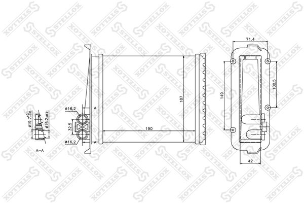 STELLOX Lämmityslaitteen kenno 10-35023-SX