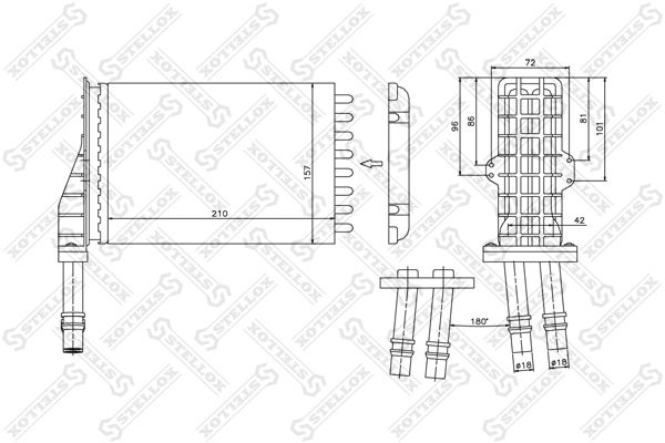 STELLOX Lämmityslaitteen kenno 10-35026-SX