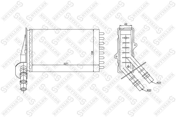 STELLOX Lämmityslaitteen kenno 10-35043-SX