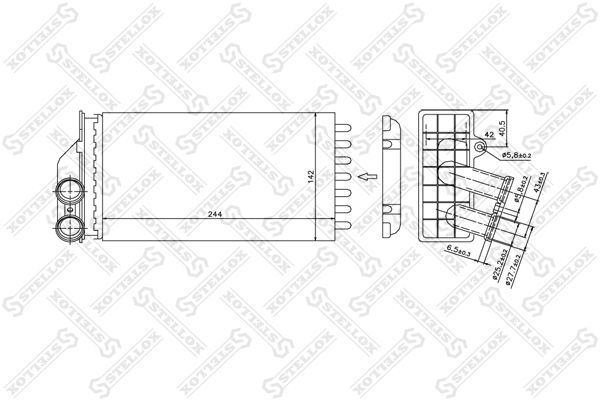 STELLOX Lämmityslaitteen kenno 10-35103-SX