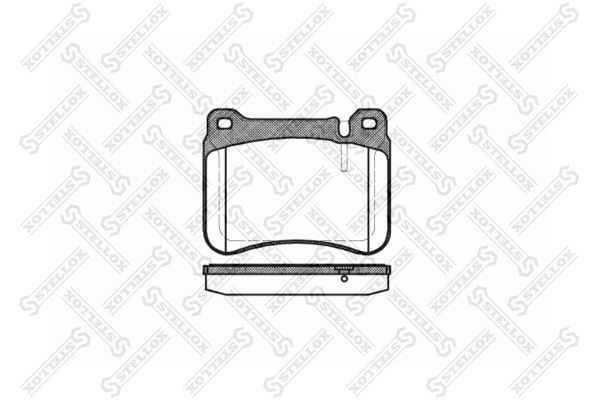 STELLOX Jarrupala, levyjarru 1204 000-SX