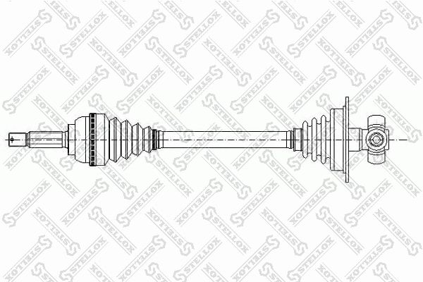 STELLOX Vetoakseli 158 1050-SX