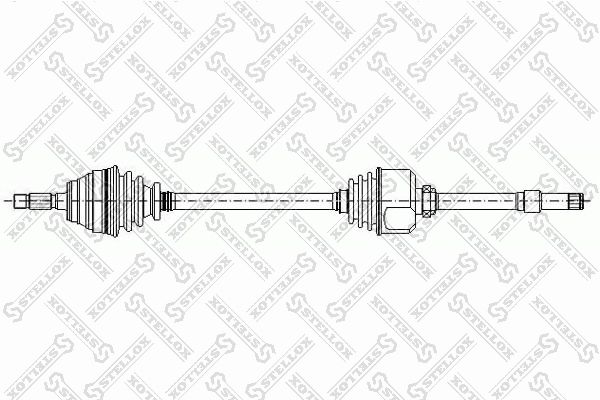 STELLOX Vetoakseli 158 1764-SX