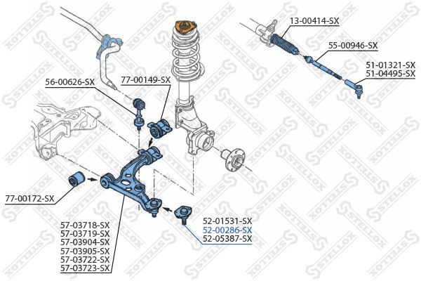 STELLOX Pallonivel 52-00286-SX