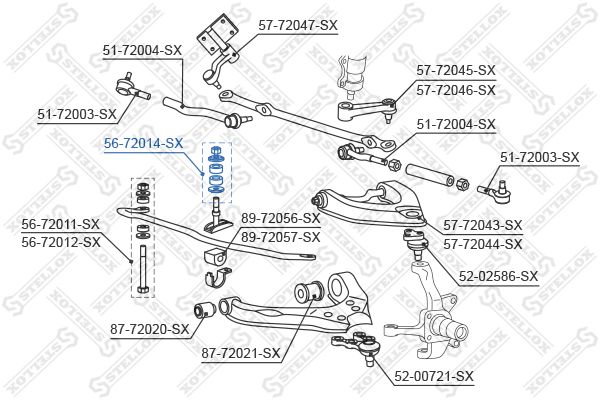 STELLOX Vakaajan hela 56-72014-SX