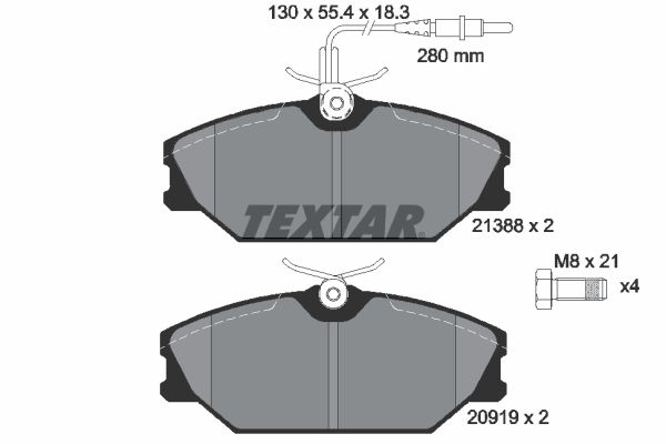 TEXTAR Jarrupala, levyjarru 2138802