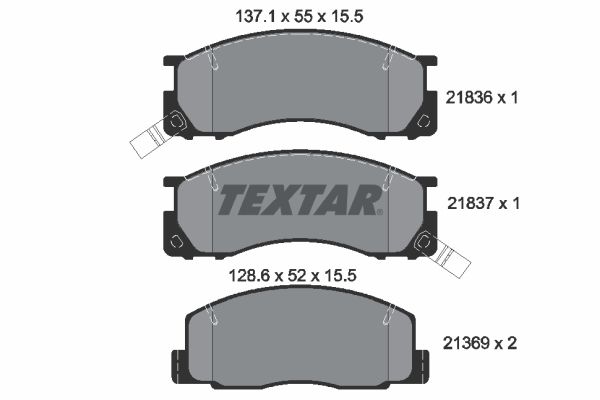 TEXTAR Jarrupala, levyjarru 2183601