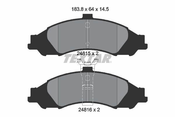 TEXTAR Jarrupala, levyjarru 2481501