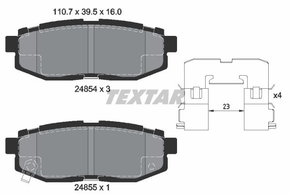 TEXTAR Jarrupala, levyjarru 2485401