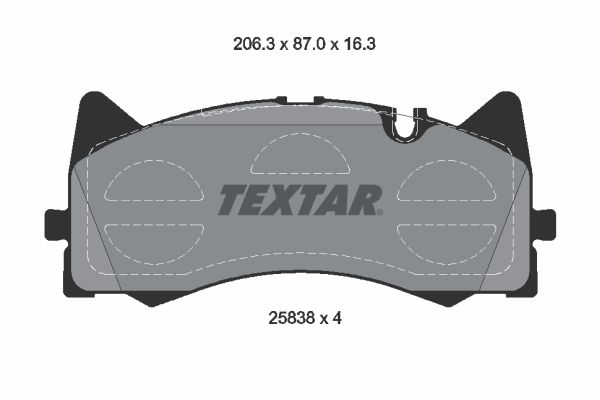 TEXTAR Jarrupala, levyjarru 2583801