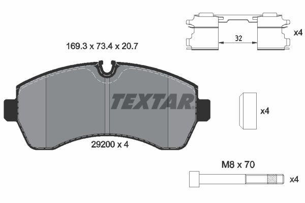 TEXTAR Jarrupala, levyjarru 2920002