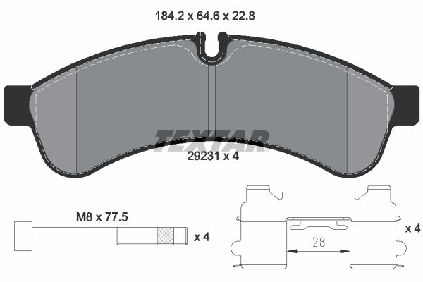 TEXTAR Jarrupala, levyjarru 2923101