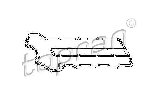 TOPRAN Tiiviste, venttiilikoppa 206 134