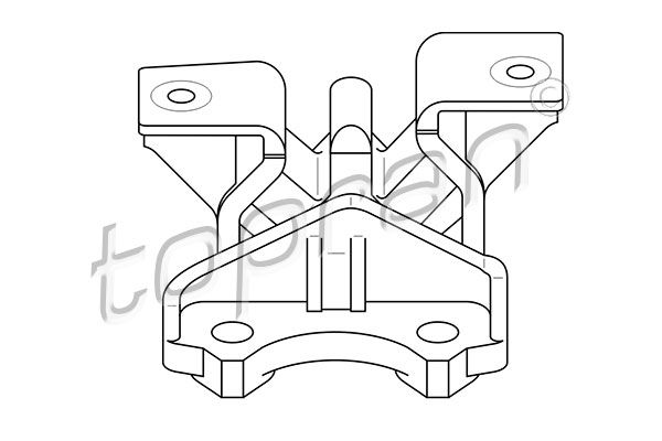 TOPRAN Moottorin tuki 207 763