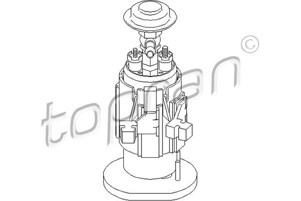 TOPRAN Polttoainepumppu 500 815