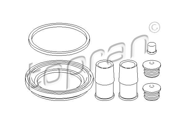 TOPRAN Korjaussarja, jarrusatula 500 952