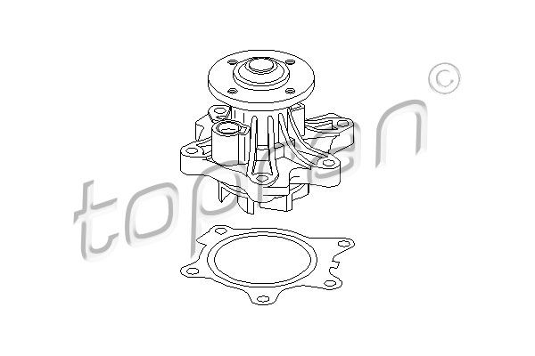 TOPRAN Vesipumppu 501 076