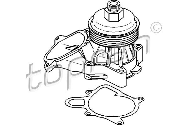 TOPRAN Vesipumppu 501 686