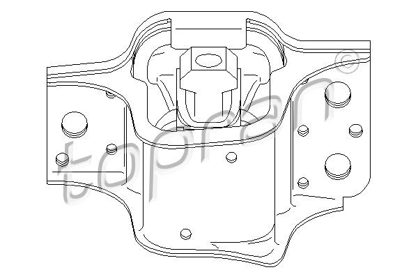 TOPRAN Moottorin tuki 700 526