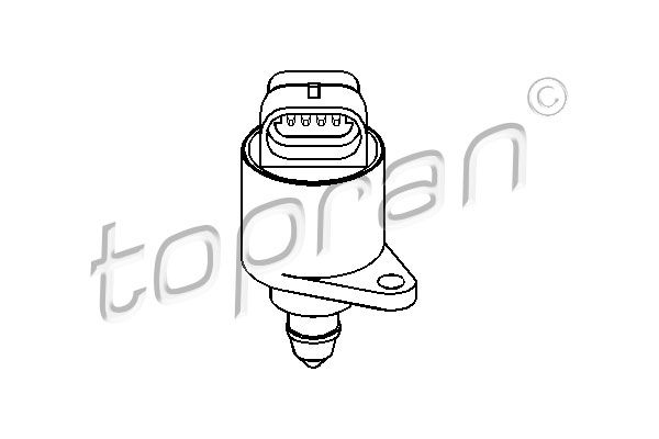 TOPRAN Tyhjäkäynti-säätöventtiili, tuloilma 721 482