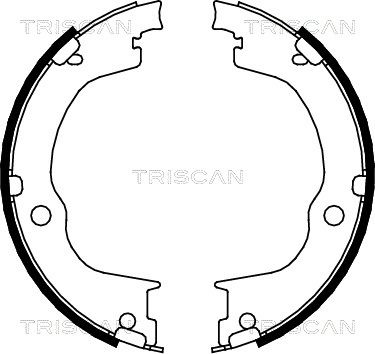 TRISCAN Jarrukenkäsarja, seisontajarru 8100 24003