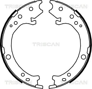 TRISCAN Jarrukenkäsarja, seisontajarru 8100 40007