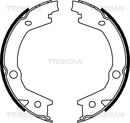 TRISCAN Jarrukenkäsarja, seisontajarru 8100 43020