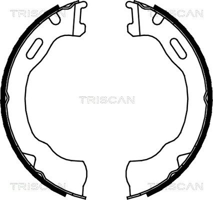 TRISCAN Jarrukenkäsarja, seisontajarru 8100 80007