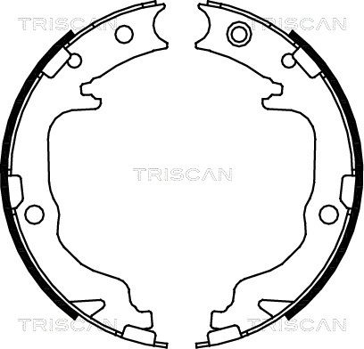 TRISCAN Jarrukenkäsarja, seisontajarru 8100 80010