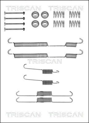 TRISCAN Tarvikesarja, jarrukengät 8105 102580