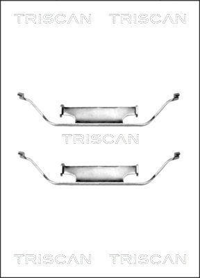 TRISCAN Tarvikesarja, jarrupala 8105 111571