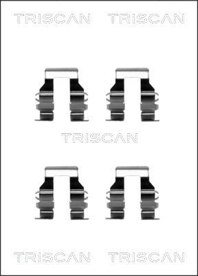 TRISCAN Tarvikesarja, jarrupala 8105 421587