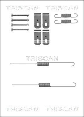 TRISCAN Tarvikesarja, jarrukengät 8105 422589