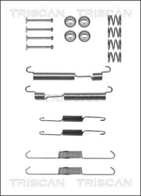 TRISCAN Tarvikesarja, jarrukengät 8105 432001