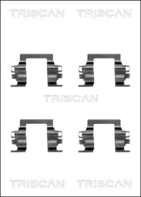 TRISCAN Tarvikesarja, jarrupala 8105 601609