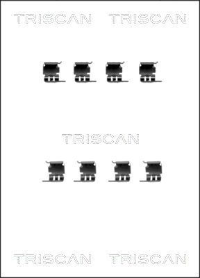 TRISCAN Tarvikesarja, jarrupala 8105 691616