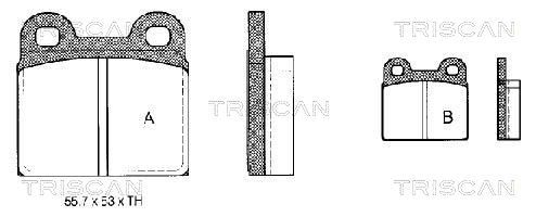 TRISCAN Jarrupala, levyjarru 8110 10202