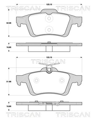 TRISCAN Jarrupala, levyjarru 8110 10570