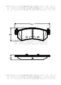 TRISCAN Jarrupala, levyjarru 8110 21006