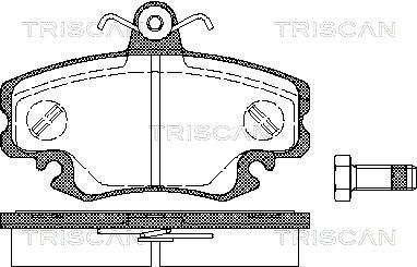 TRISCAN Jarrupala, levyjarru 8110 25010